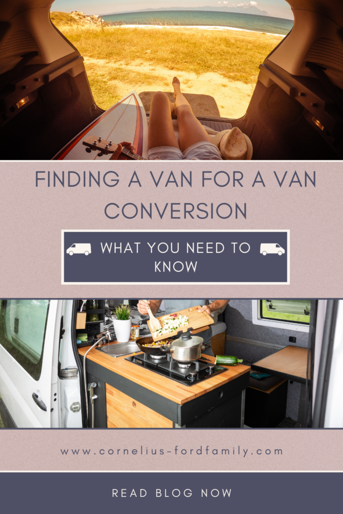 Finding a van for a van conversion