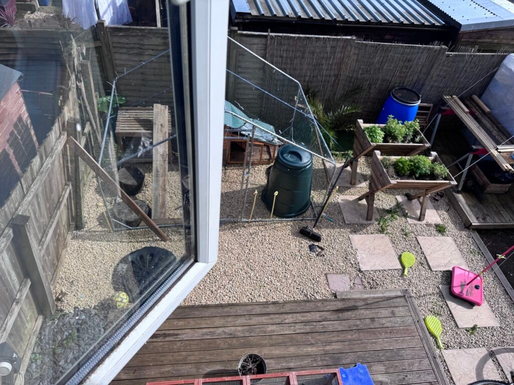 Growing our own food arial view